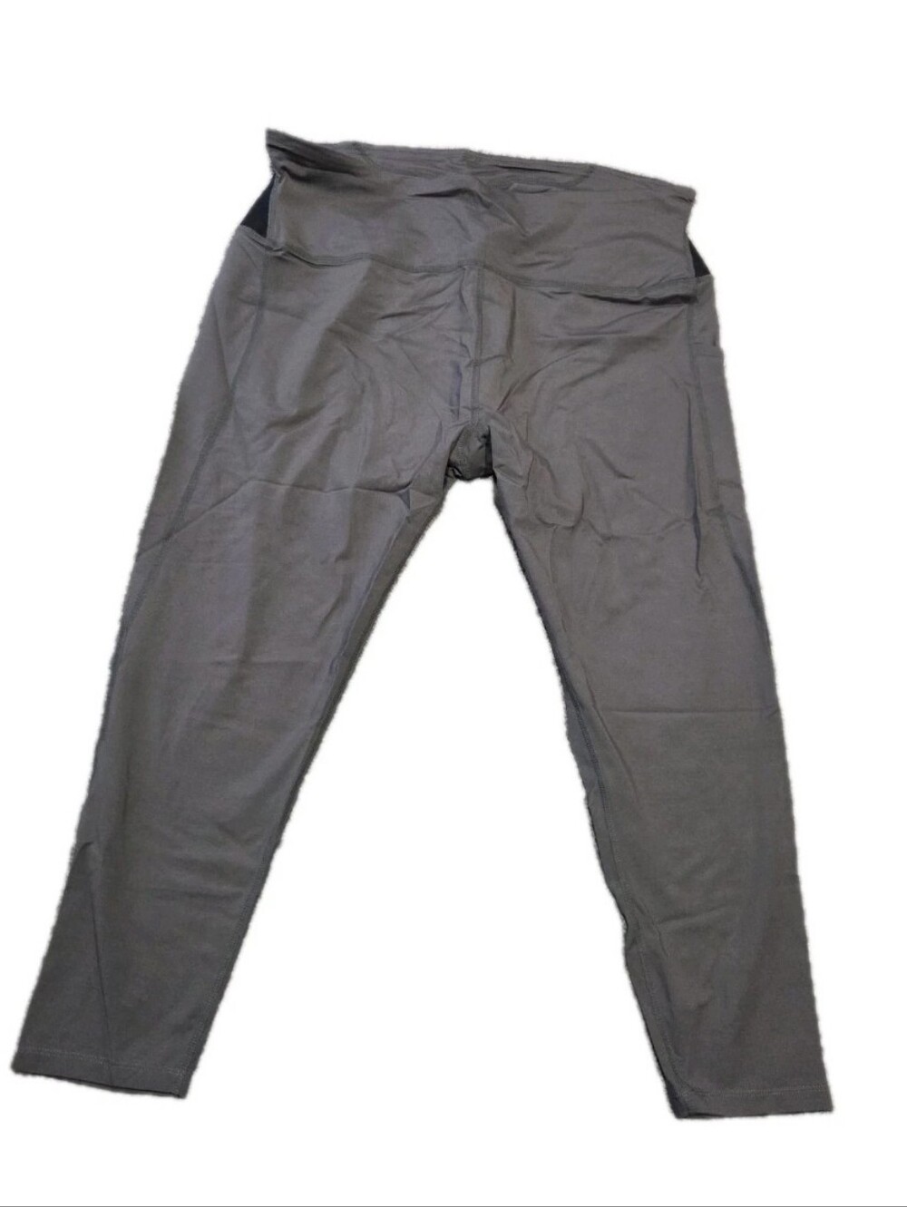 TOMMIE‎ COPPER Ultra Fit Back Support Ankle Length Leggings Women 3XL Slate Grey